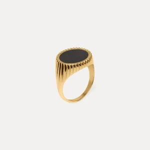 Online STILNEST Solar Spritz Cocktail Ring Schwarz