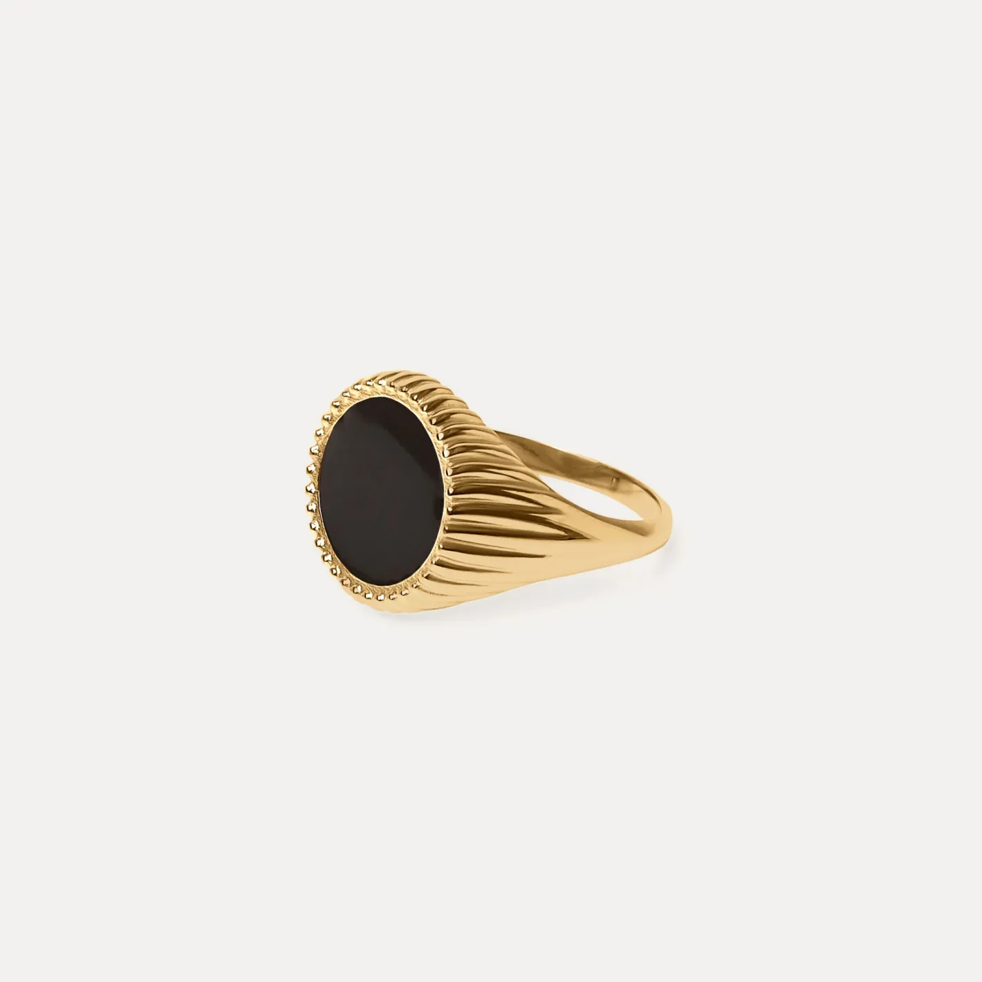Online STILNEST Solar Spritz Cocktail Ring Schwarz