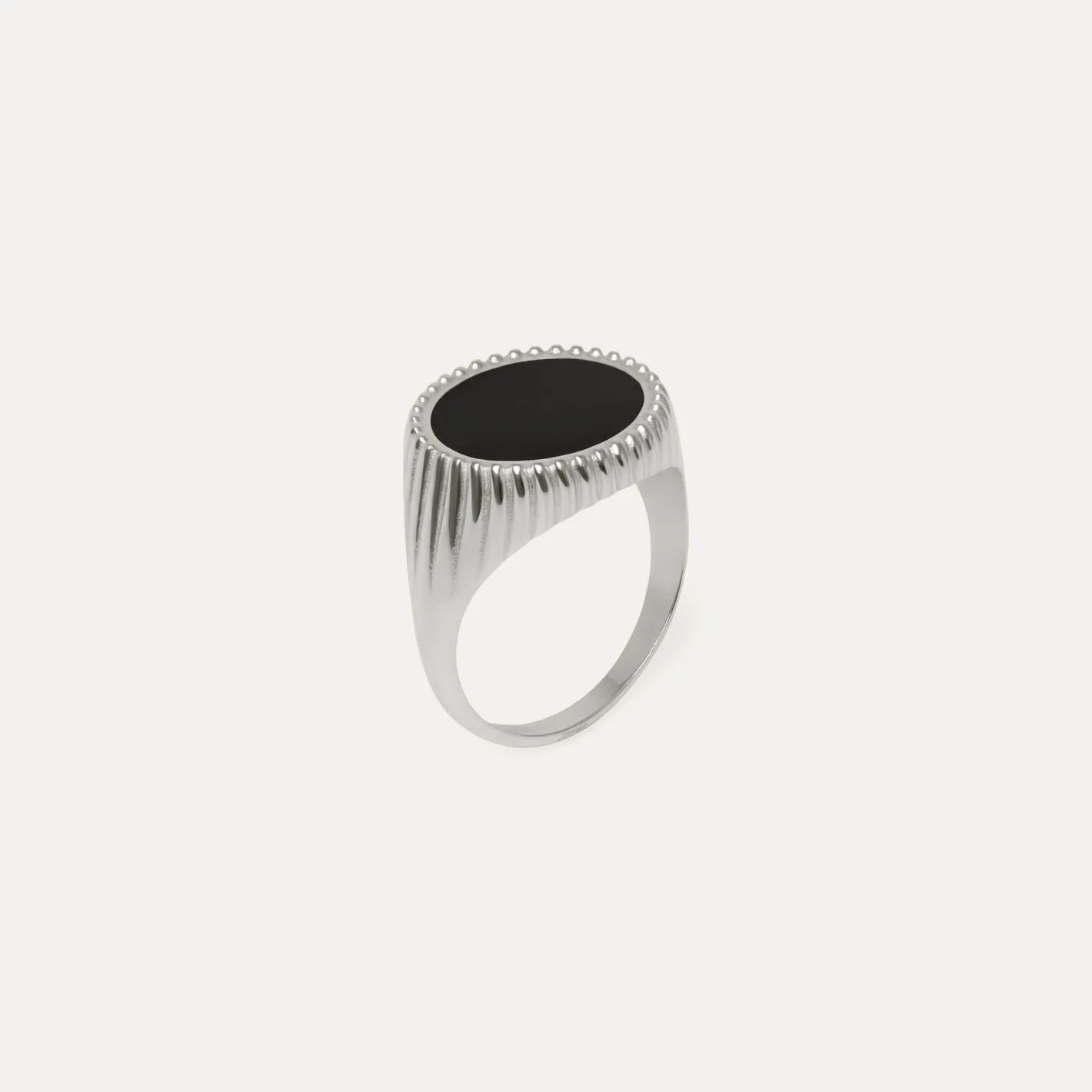 Online STILNEST Solar Spritz Cocktail Ring Schwarz