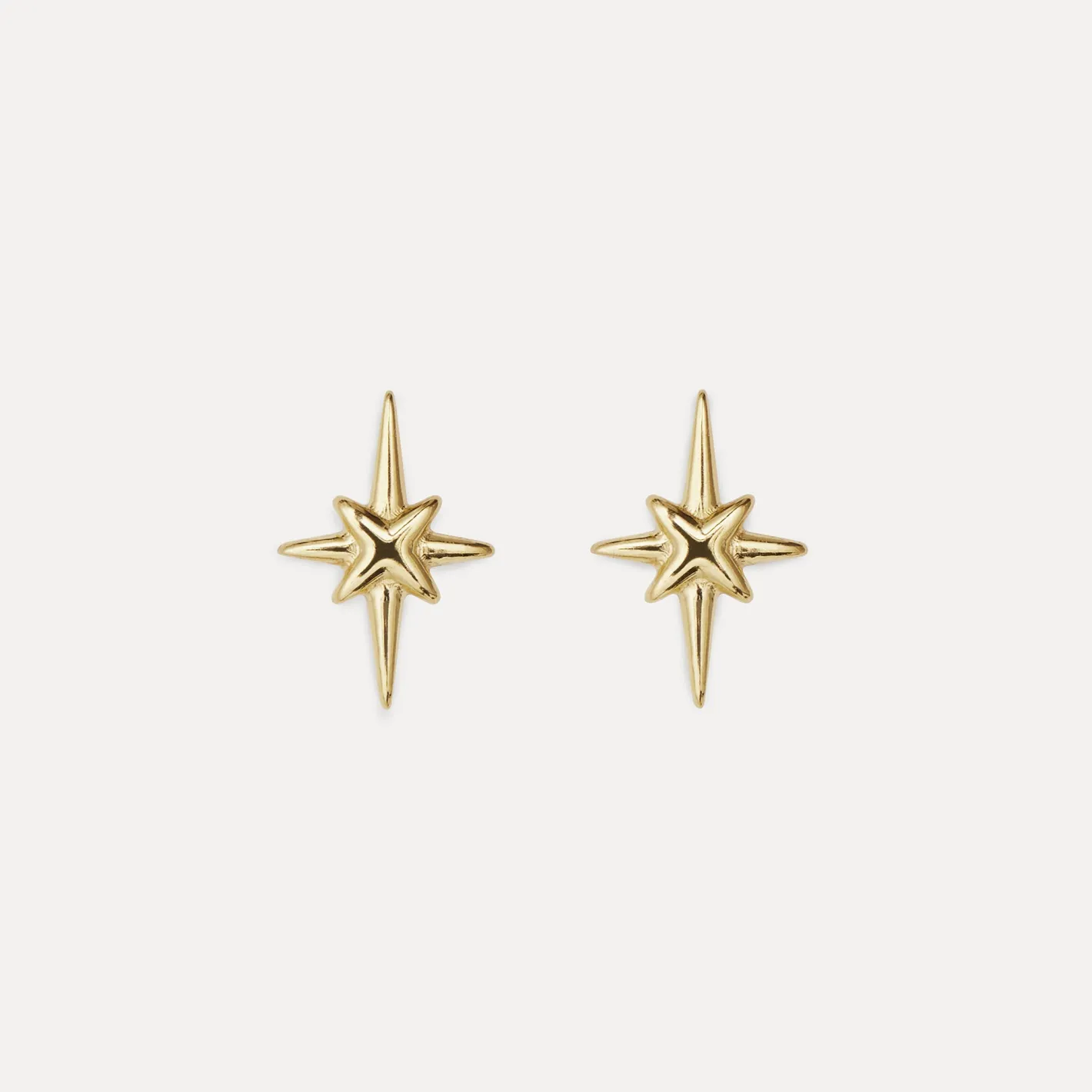 Clearance STILNEST Star Light Ohrstecker Ohrringe | 585 Gold