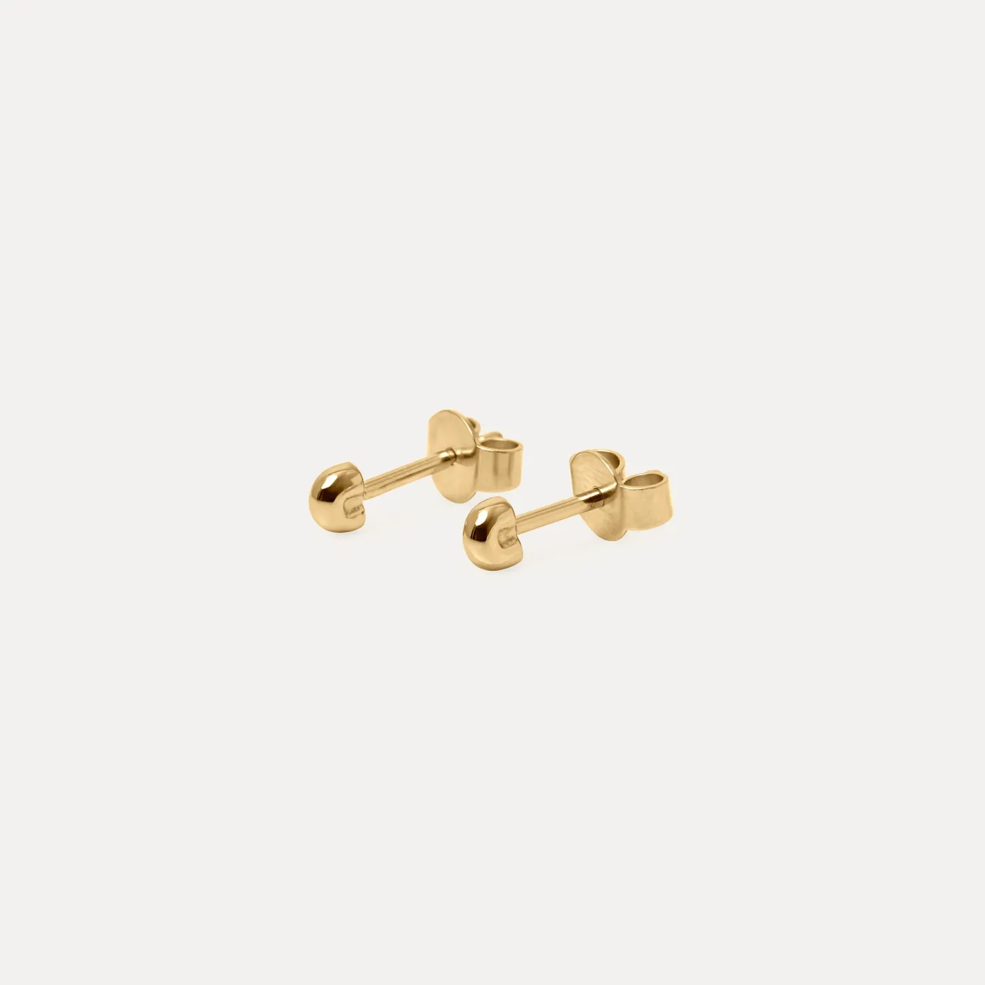 Best STILNEST Tube Ohrstecker Ohrringe | 585 Gold