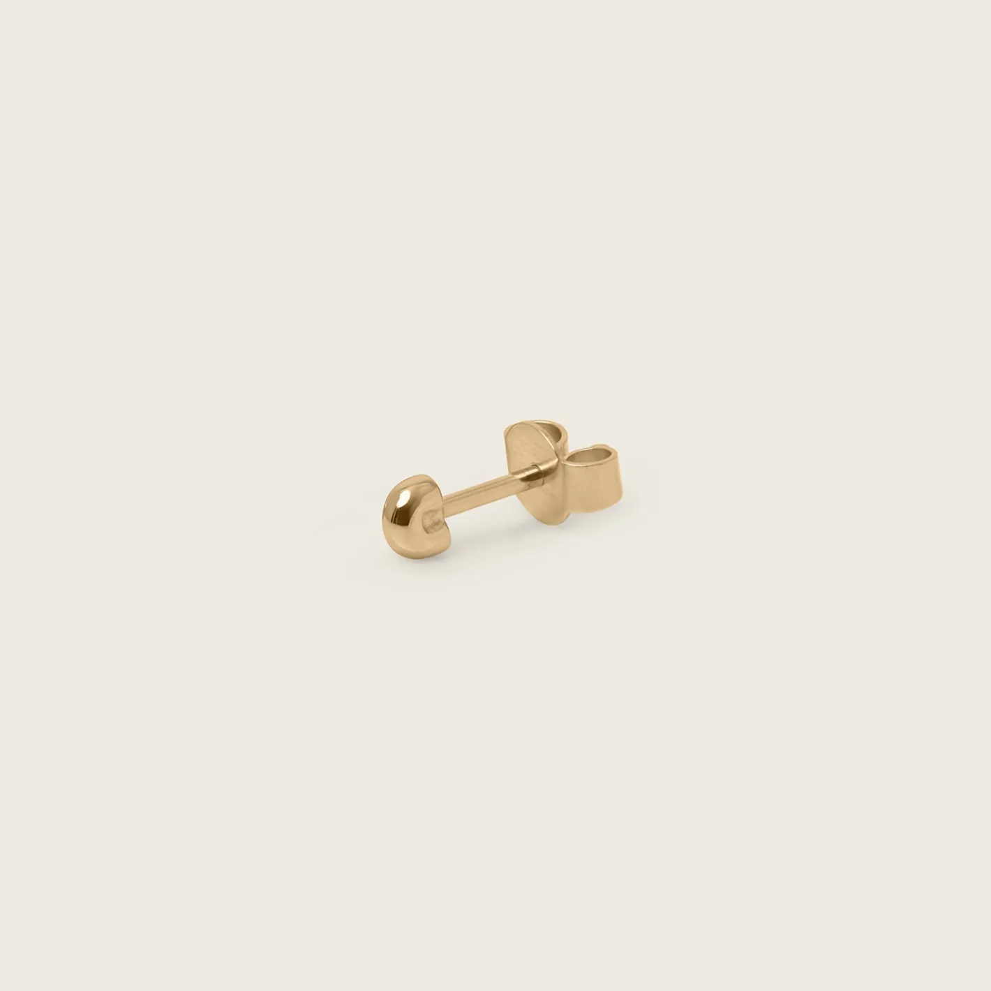 Online STILNEST Tube Ohrstecker Ohrringe - Single | 585 Gold