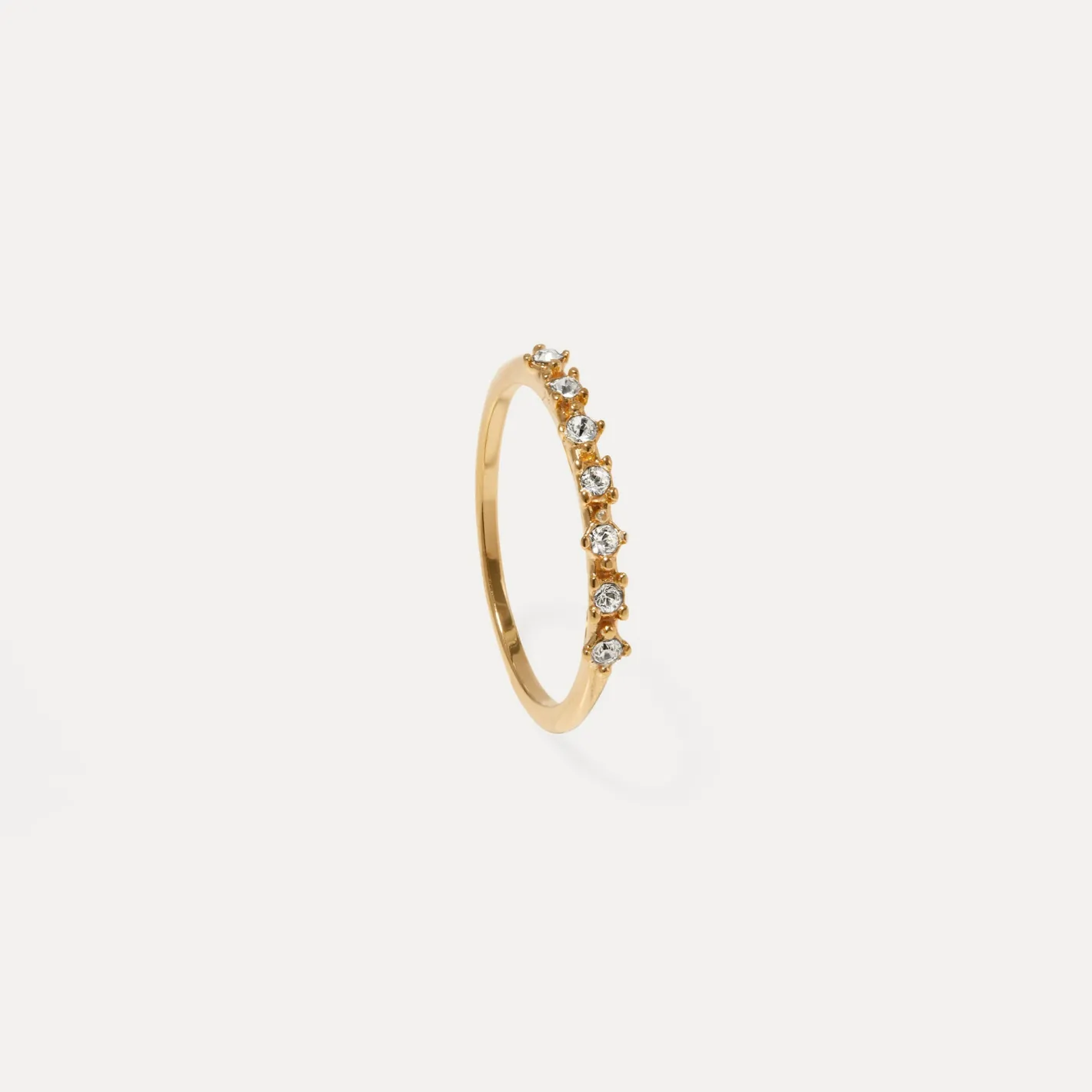 Cheap STILNEST Weiß Kristalle Color Delight Ring