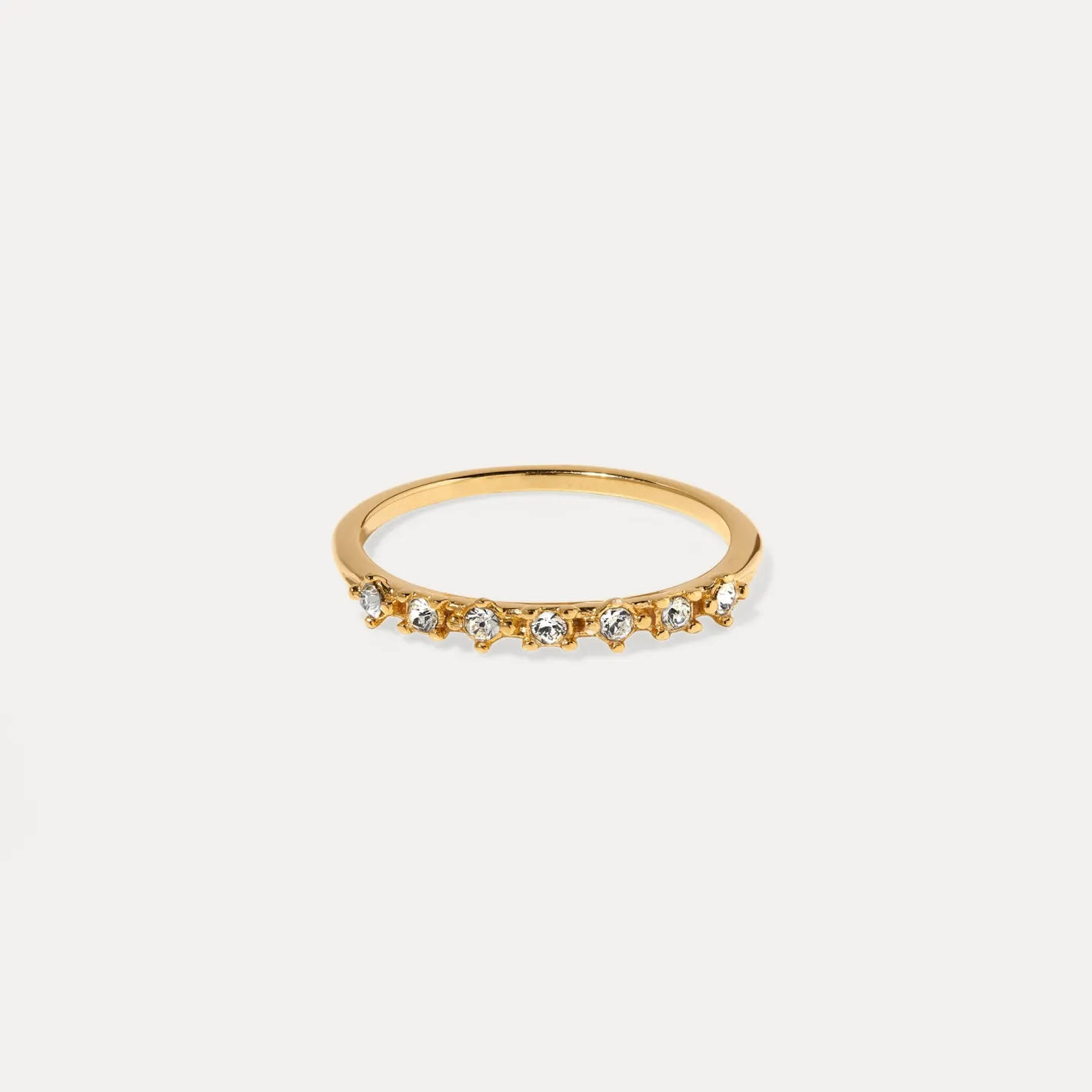 Cheap STILNEST Weiß Kristalle Color Delight Ring