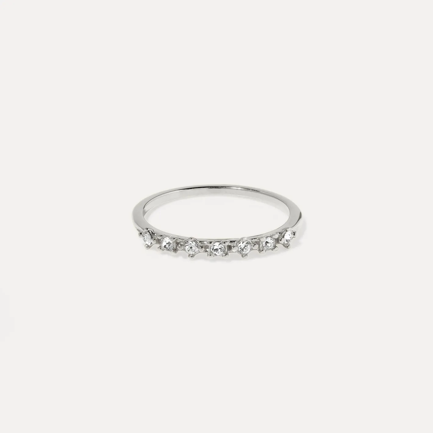 Cheap STILNEST Weiß Kristalle Color Delight Ring