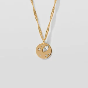 Best Sale STILNEST Weiße Kristalle Myriad Kette