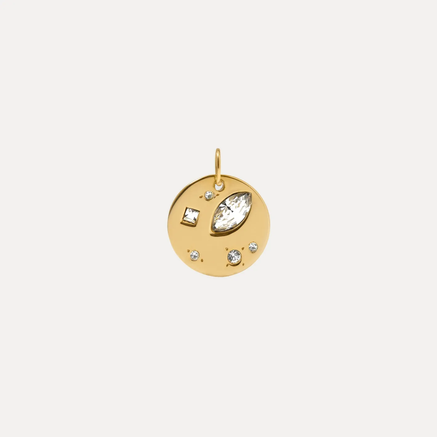 Best Sale STILNEST Weiße Kristalle Myriad Kette