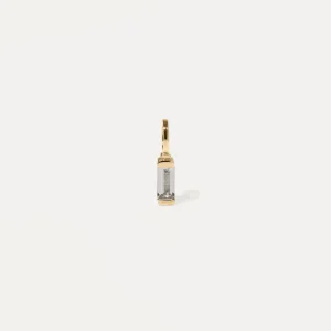 Best Sale STILNEST Weißer Beryll Retro Anhänger | 585 Gold