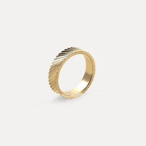 Store STILNEST Wide Fanned Fair Band | 585 Gold