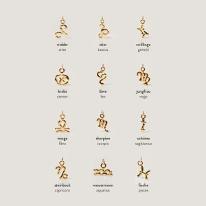 Outlet STILNEST Zodiac Charm Anhänger